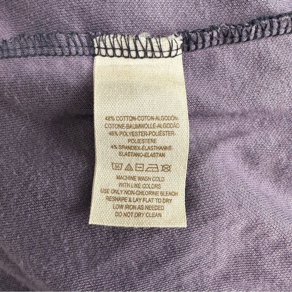 Free People Purple Long Sleeve dress with Navy, Velvet Paisley - Picture 6 of 8